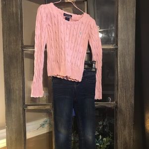 Ralph Lauren sweater and skinny jeans sz 5